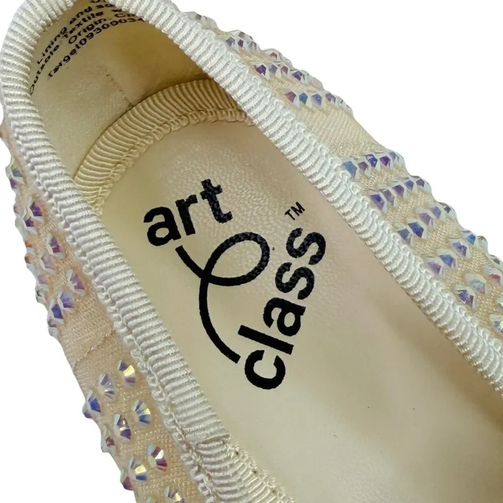 art class™ Faye Mesh Ballet Flats - Size 1 - Beige